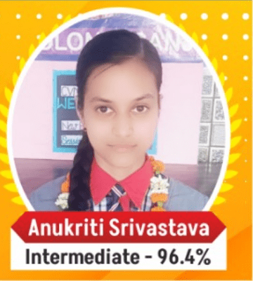 Anukriti Srivastav 96.4%